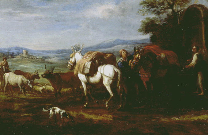 Le départ des mules