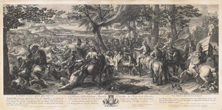 La vertu plaît, quoique vaincue : Alexandre et Porus