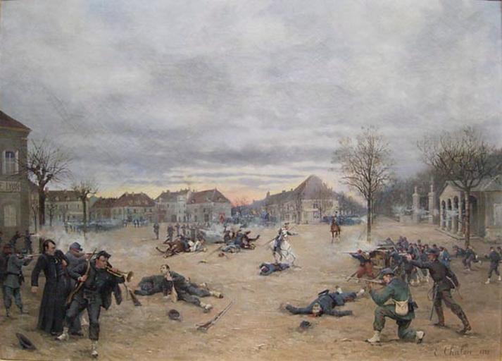 L'attaque de Dole par les Prussiens 21 janvier 1871