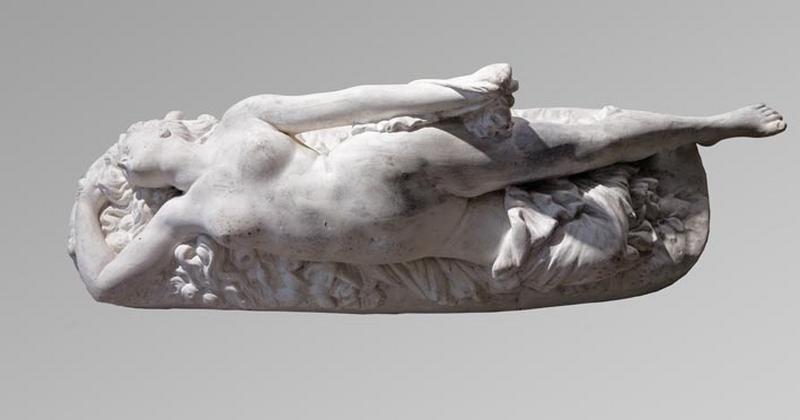 Bacchante couchée