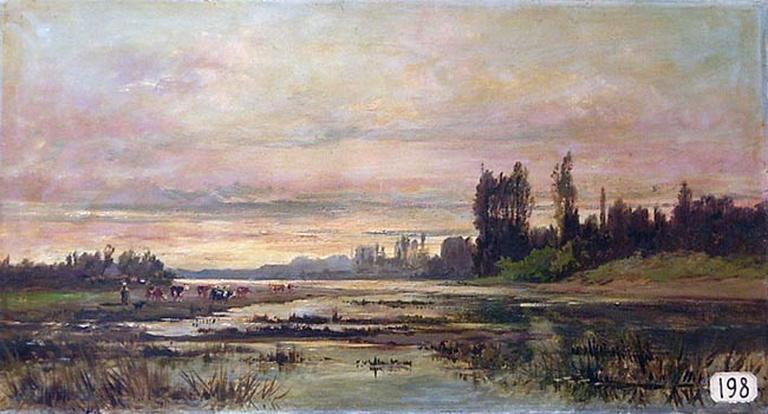 Paysage. Etang