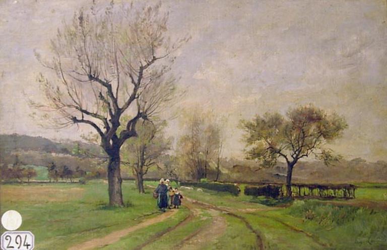 Chemin dans les prés