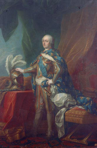 Portrait en pied du roi Louis XV