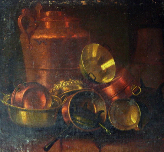 Nature morte aux cuivres