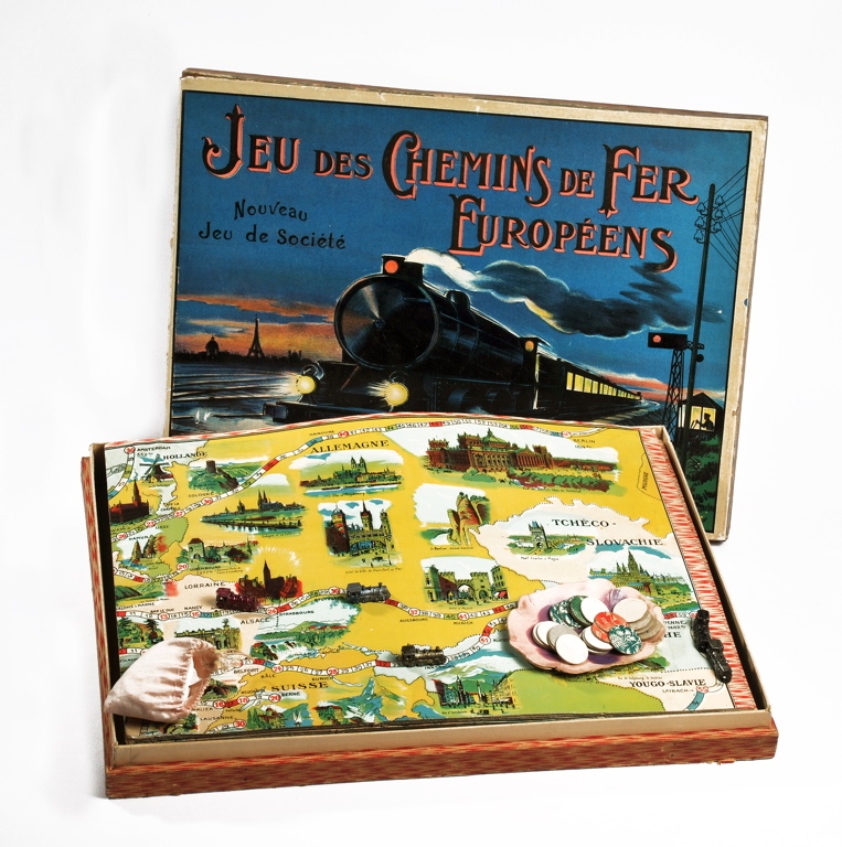 JEU DES CHEMINS DE FER européens (titre inscrit)