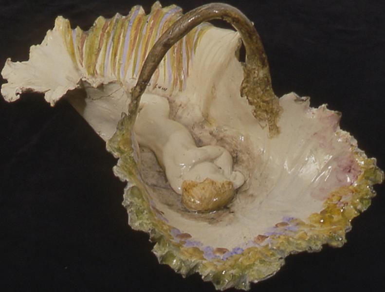 Bébé dans une feuille de chou