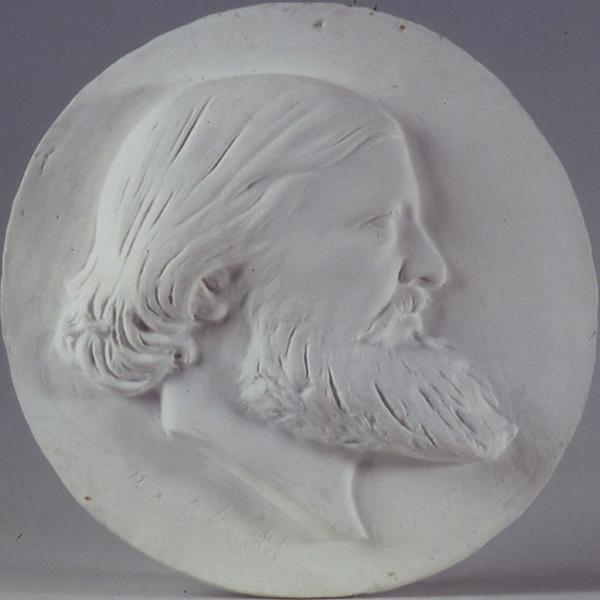 Médaillon : portrait de Courbet