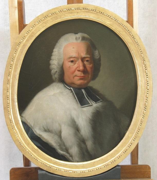 Portrait (tondo) de Charles Joseph Quirot, chanoine