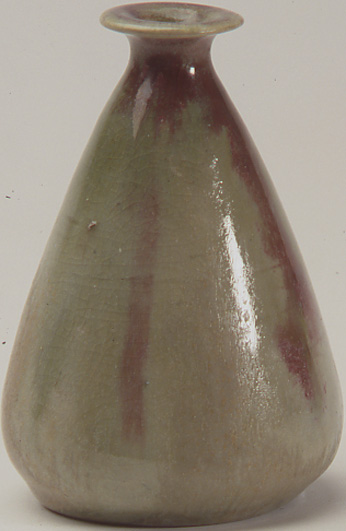 Pot en grès flammé