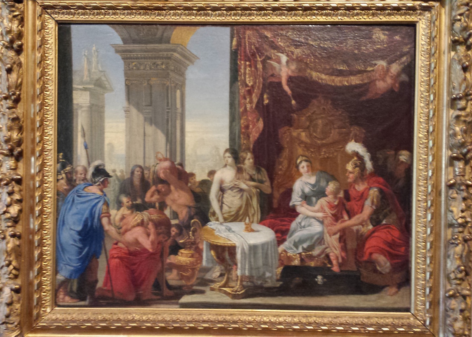 Enée présente son fils Ascagne à Didon