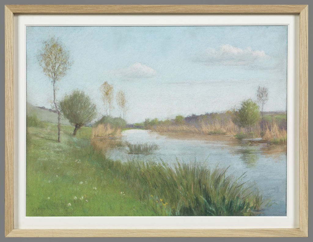 Bords du Loing au printemps