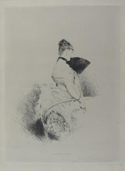 Derrière l'éventail