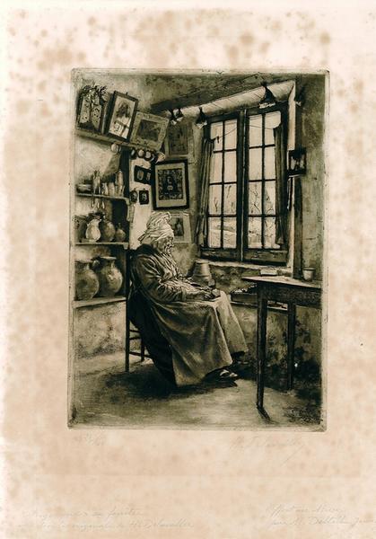 Angélique à sa fenêtre