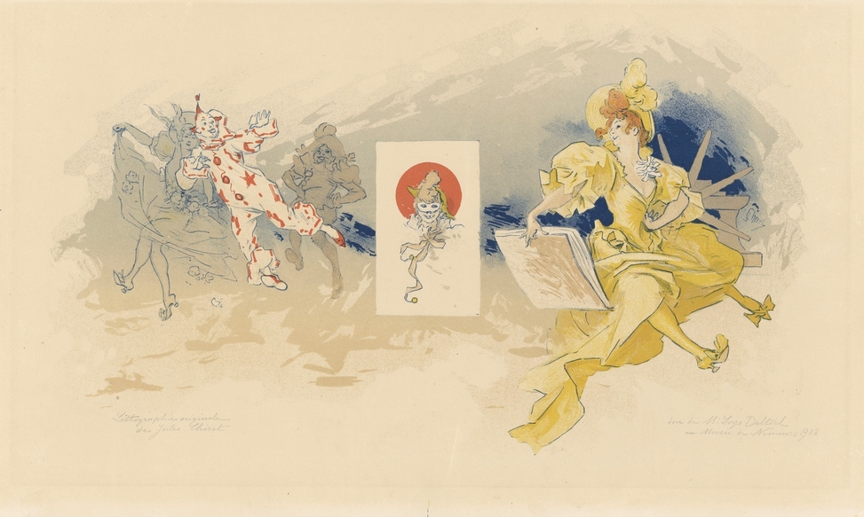 Au spectacle : projet de couverture pour l'ouvrage "Les Affiches illustrées"