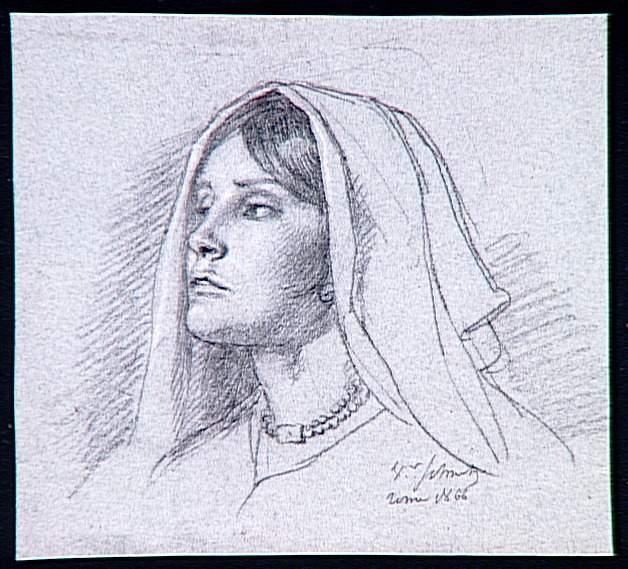 Portrait d'une paysanne romaine