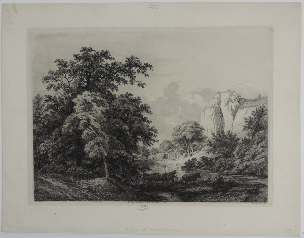 Les bords du Loing (près Nemours)