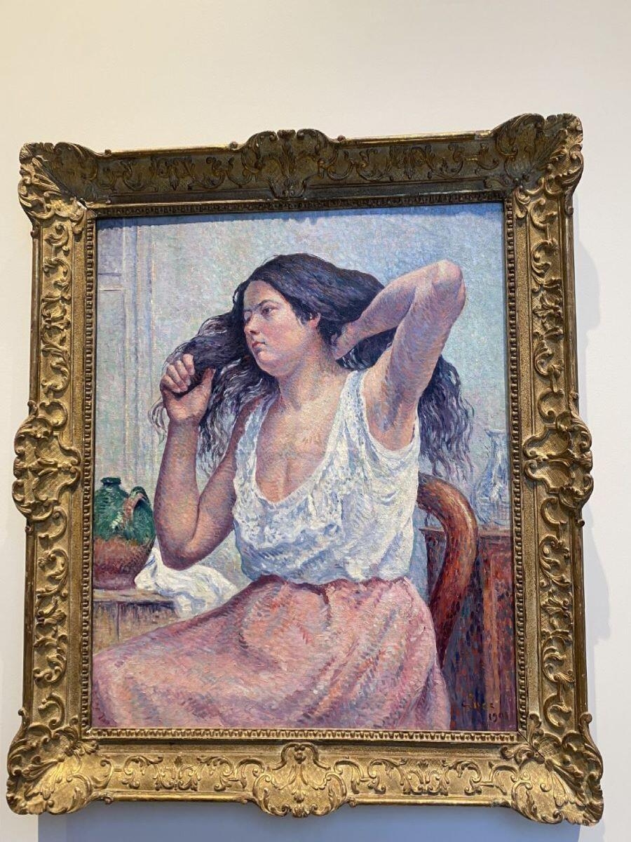 Madame Bouin à sa toilette