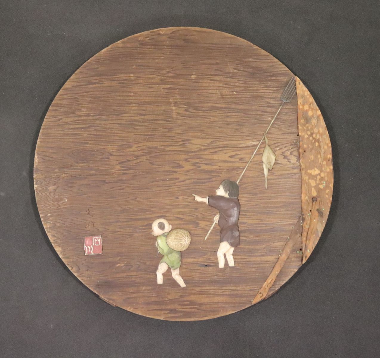 Enfants au retour de la pêche