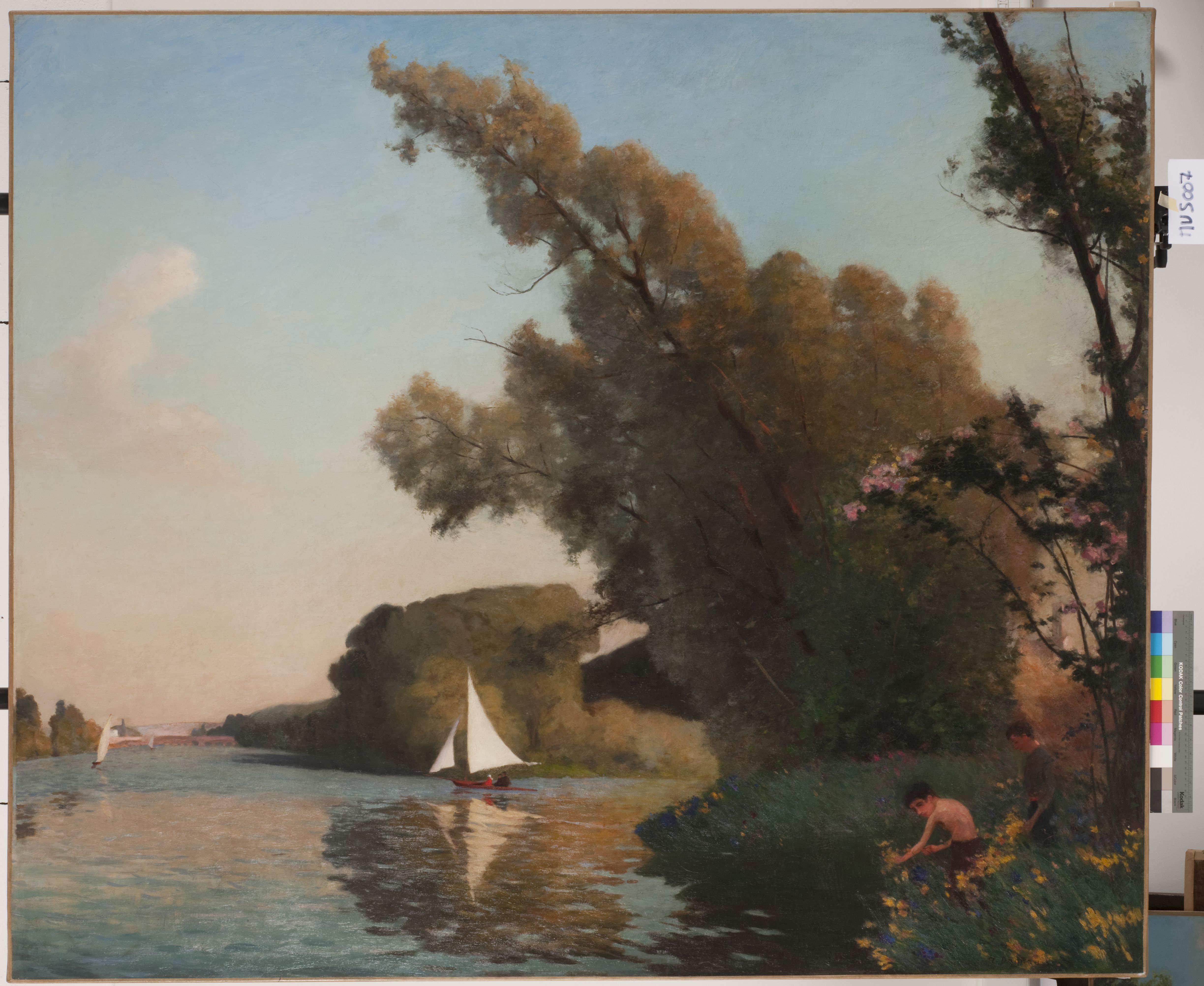 Voiliers sur la Seine à Mantes