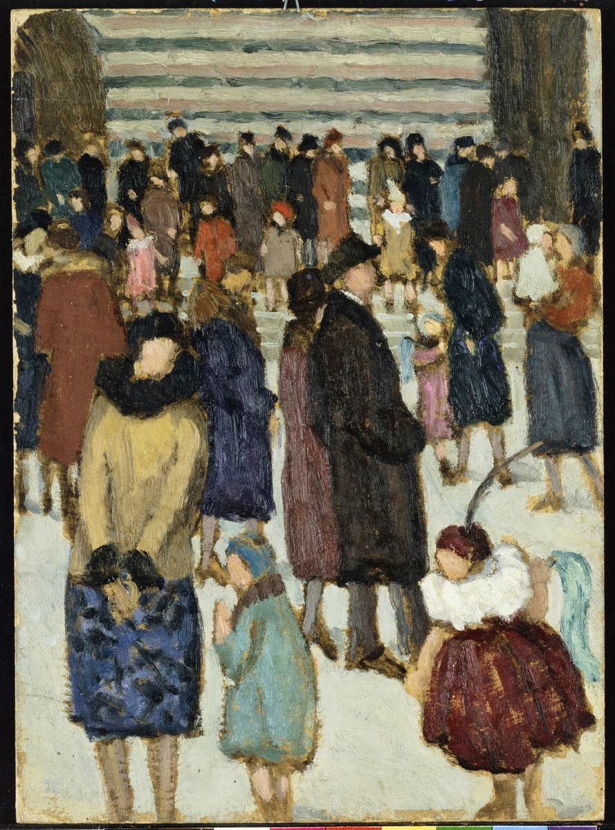 Foule à Rome