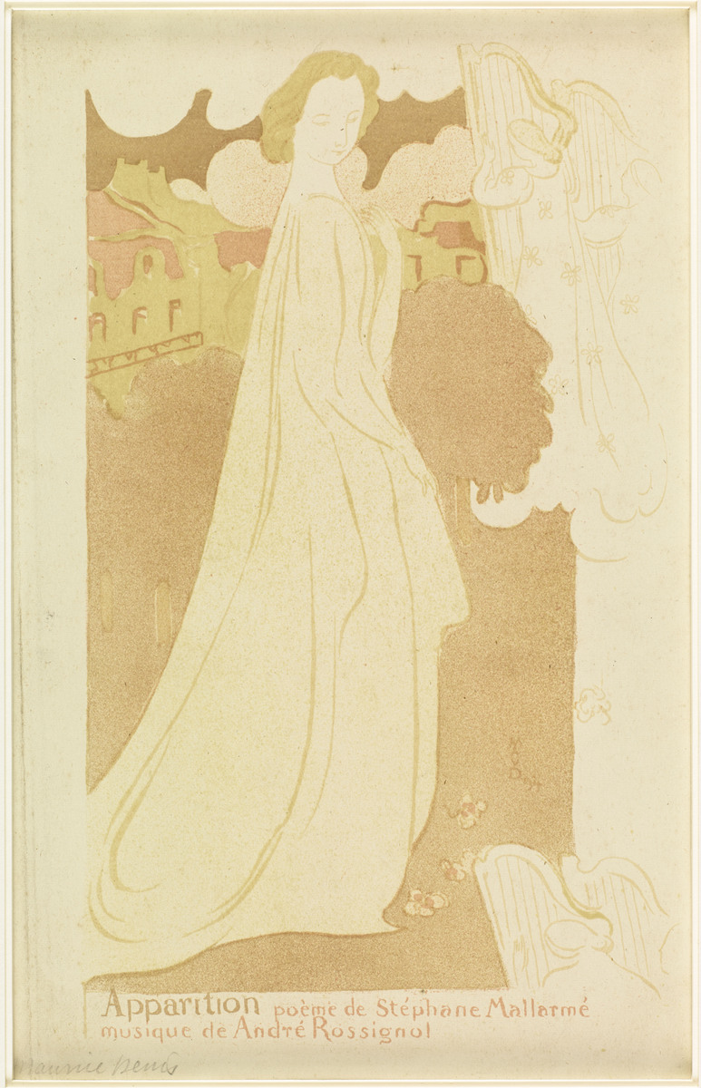 Apparition. "Poème de Stéphane Mallarmé, musique de André Rossignol". Epreuve d'artiste ; Apparition (2)