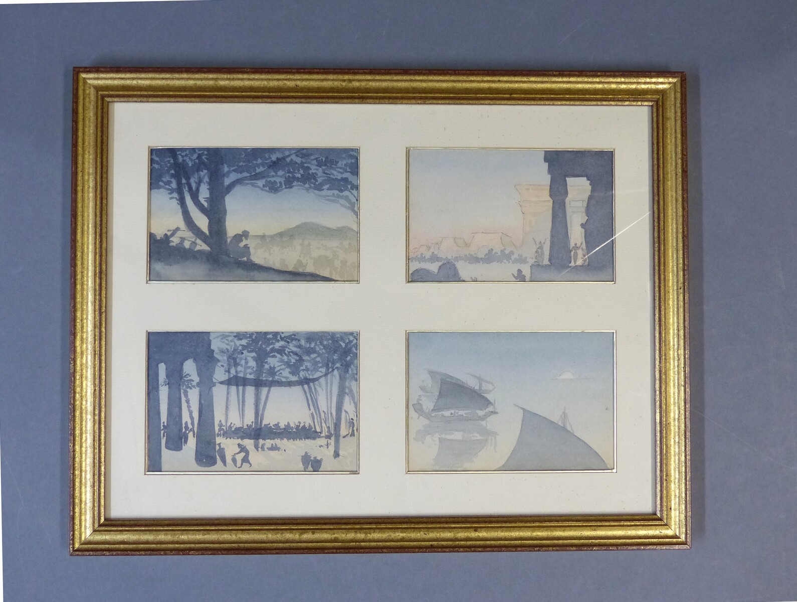 L'arrivée à Thèbes, étude (pour "L'Enfant prodigue", 2e tableau, 7e lithographie)