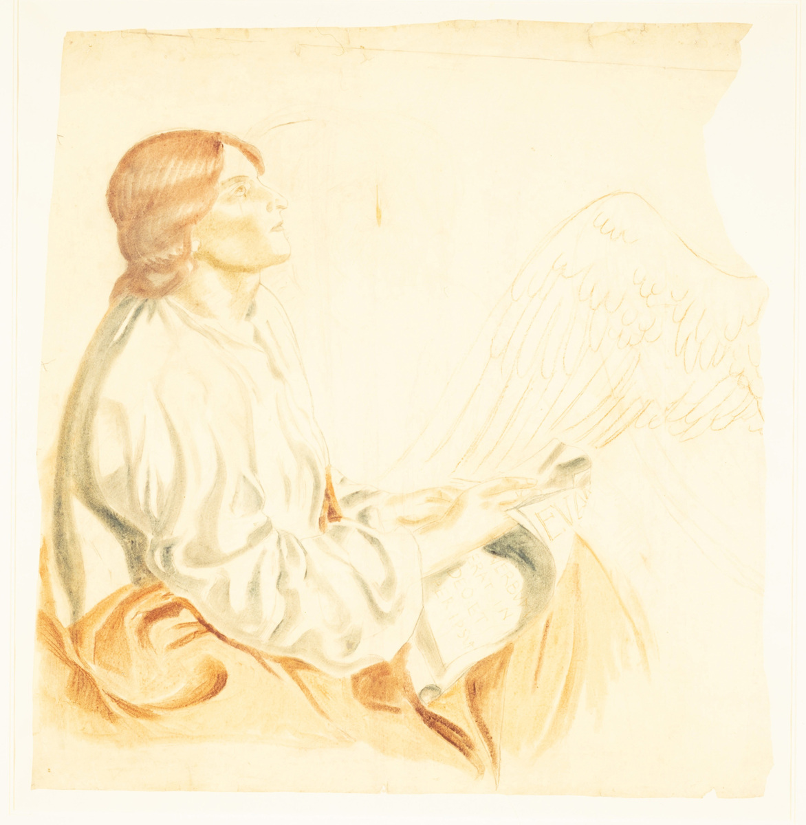 Saint Jean (2) (pour le déambulatoire, décor de l'Eglise Sainte-Marguerite, Le Vésinet) ; Saint Jean (2)