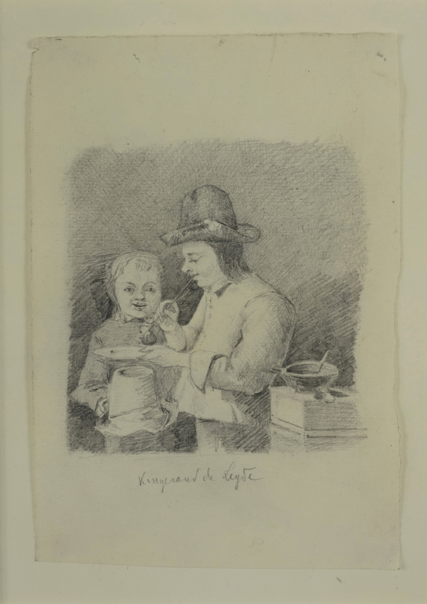 Le Magicien et l'enfant, copie d'après Kingerand de Leyde