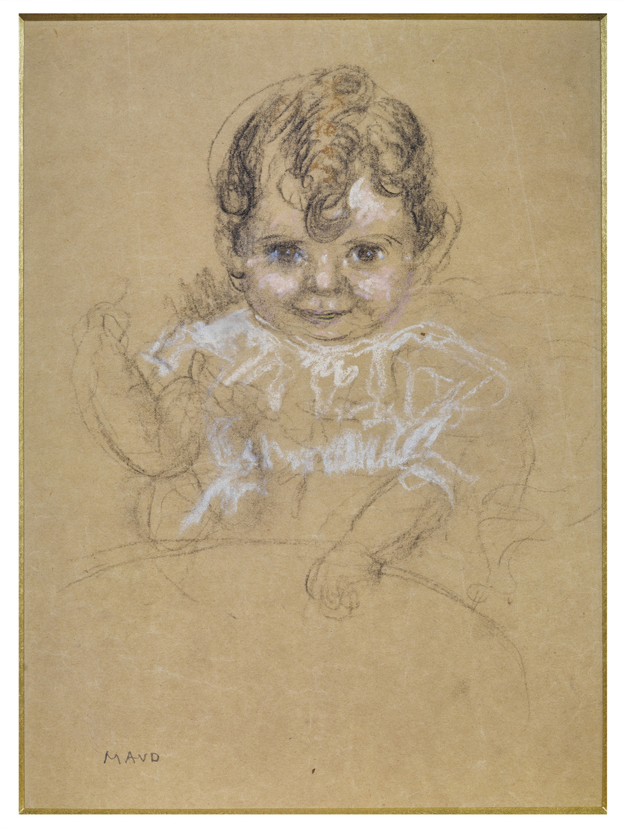 Alice Kapferer (1), étude (pour le "Portrait des enfants Kapferer ou le Goûter", Genève, Petit-Palais)