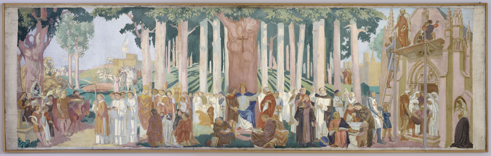 Glorification de Saint Louis, esquisse (pour le Chœur de Saint-Louis de Vincennes)