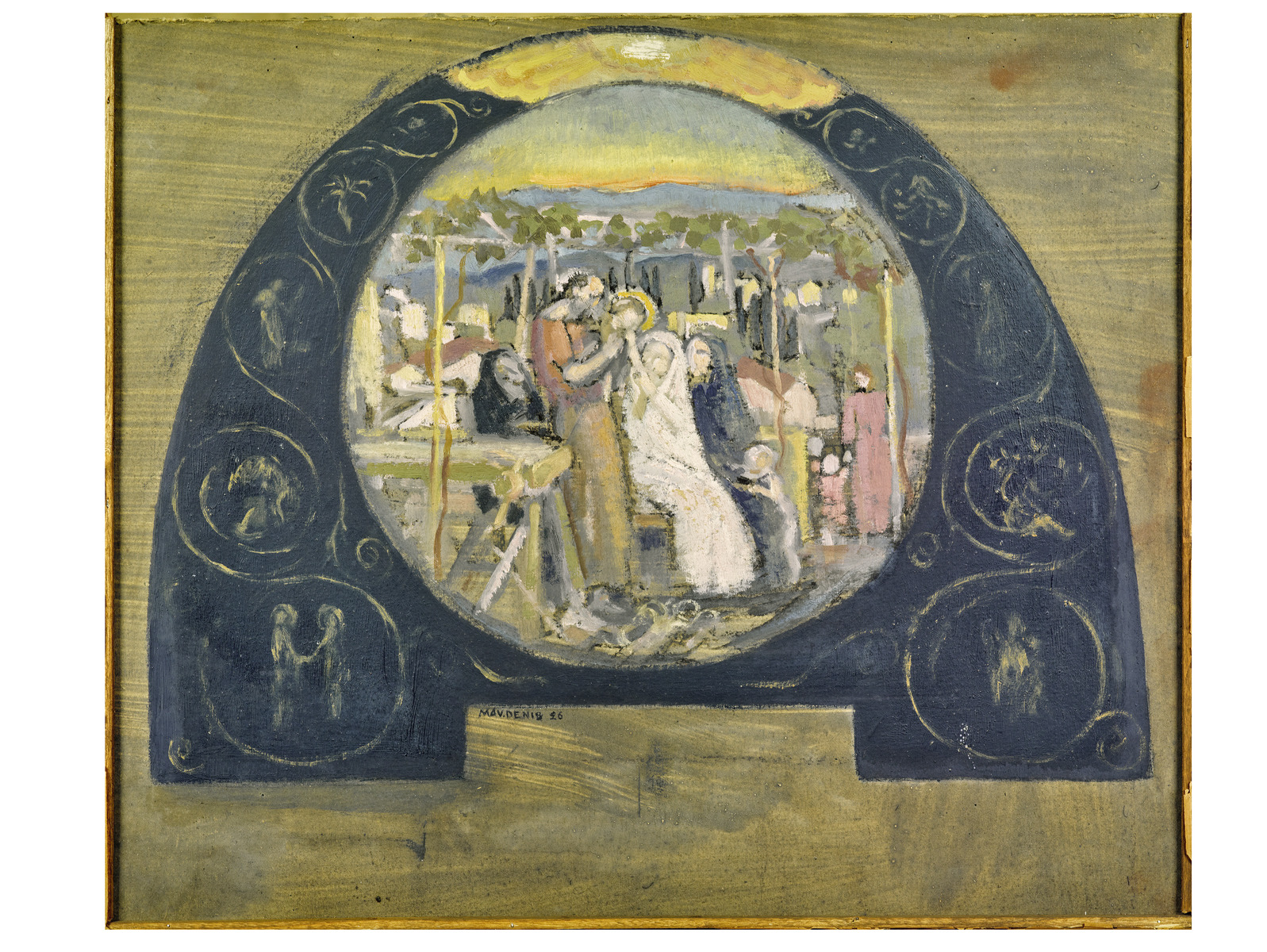 La Sainte Famille (pour la chapelle de la Vierge, décor de l'église Saint-Nicaise, Reims)