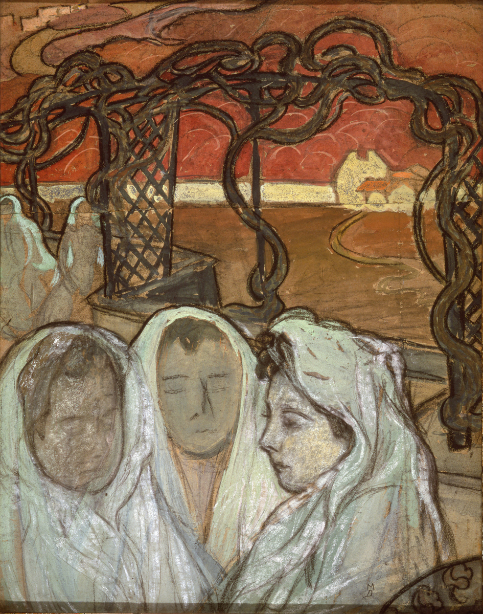 Triple portrait de Marthe, esquisse  ; Triple portrait de Marthe Meunier. Esquisse