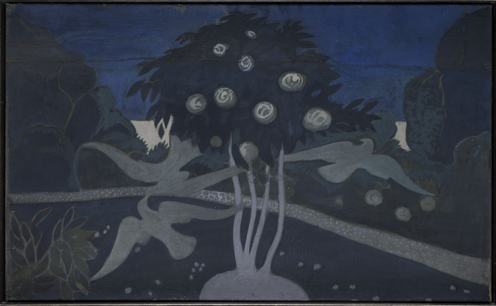 Les Colombes ; Les Colombes. Décoration de la chambre à coucher de Maurice Denis