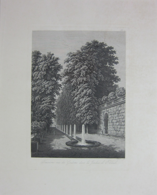 Deuxième vue des Goulottes dans les jardins de Saint-Cloud