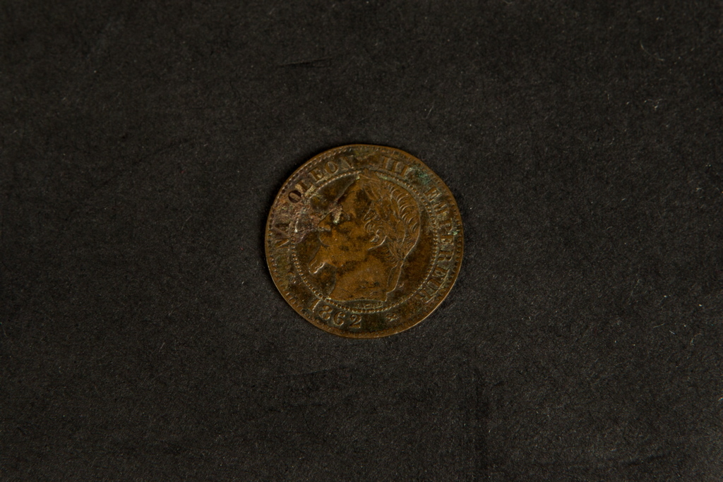 Pièce de 2 centimes Napoléon III Empereur