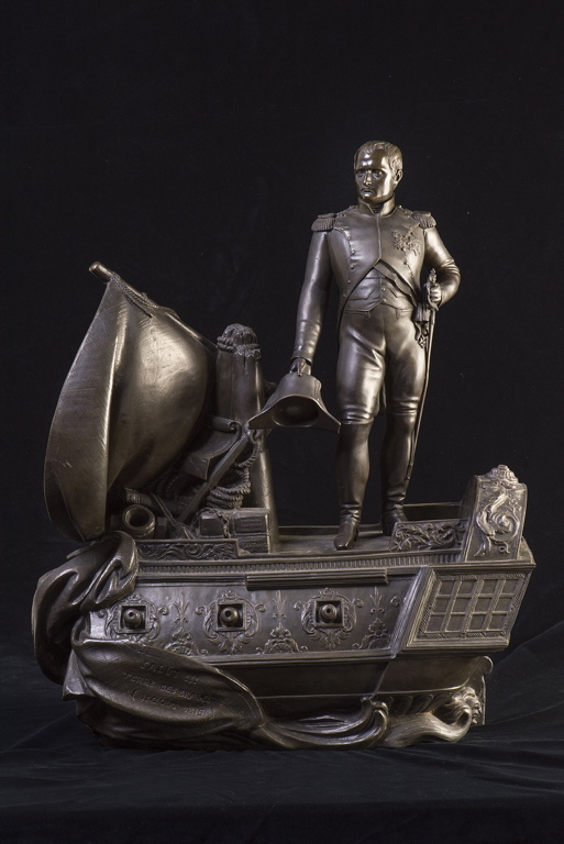 Napoléon à bord du Nothumberland salue les côtes de la France