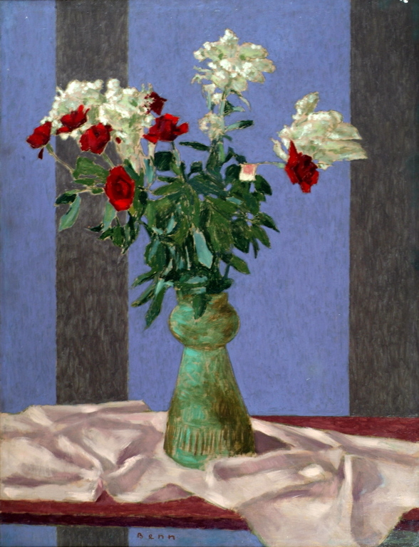 Lilas blancs et roses rouges