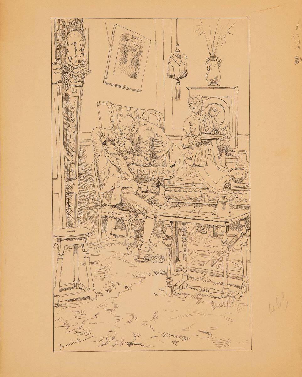 Voyage de Paris à Saint-Cloud par terre et par mer. Le voyageur avant son départ fait quelques visites utiles