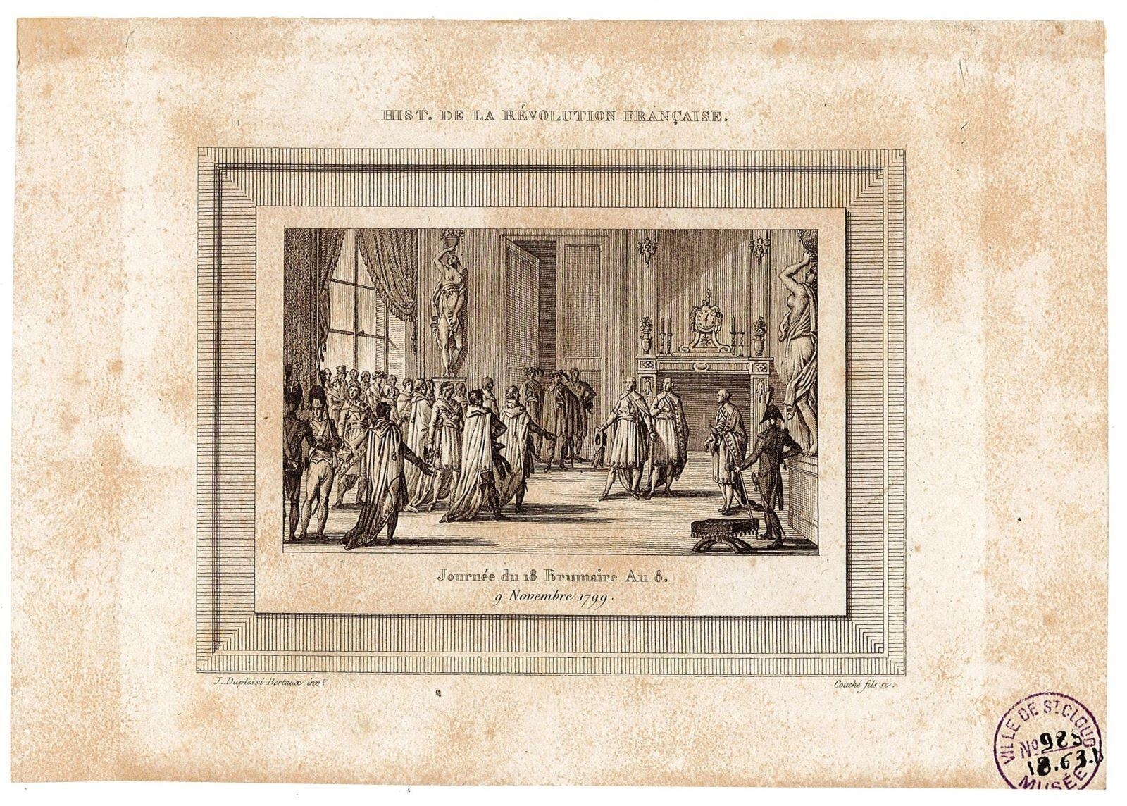 Hist. de la Révolution Française / Journée du 18 Brumaire An VIII (9 novembre 1799)