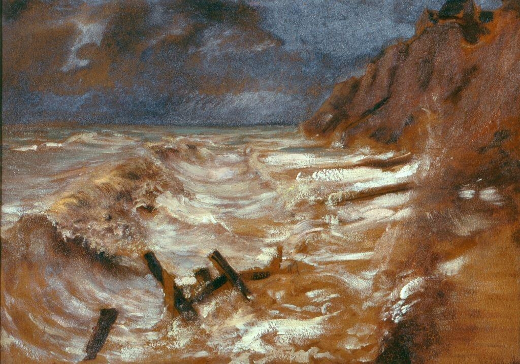 Mer furieuse (houleuse), Villerville