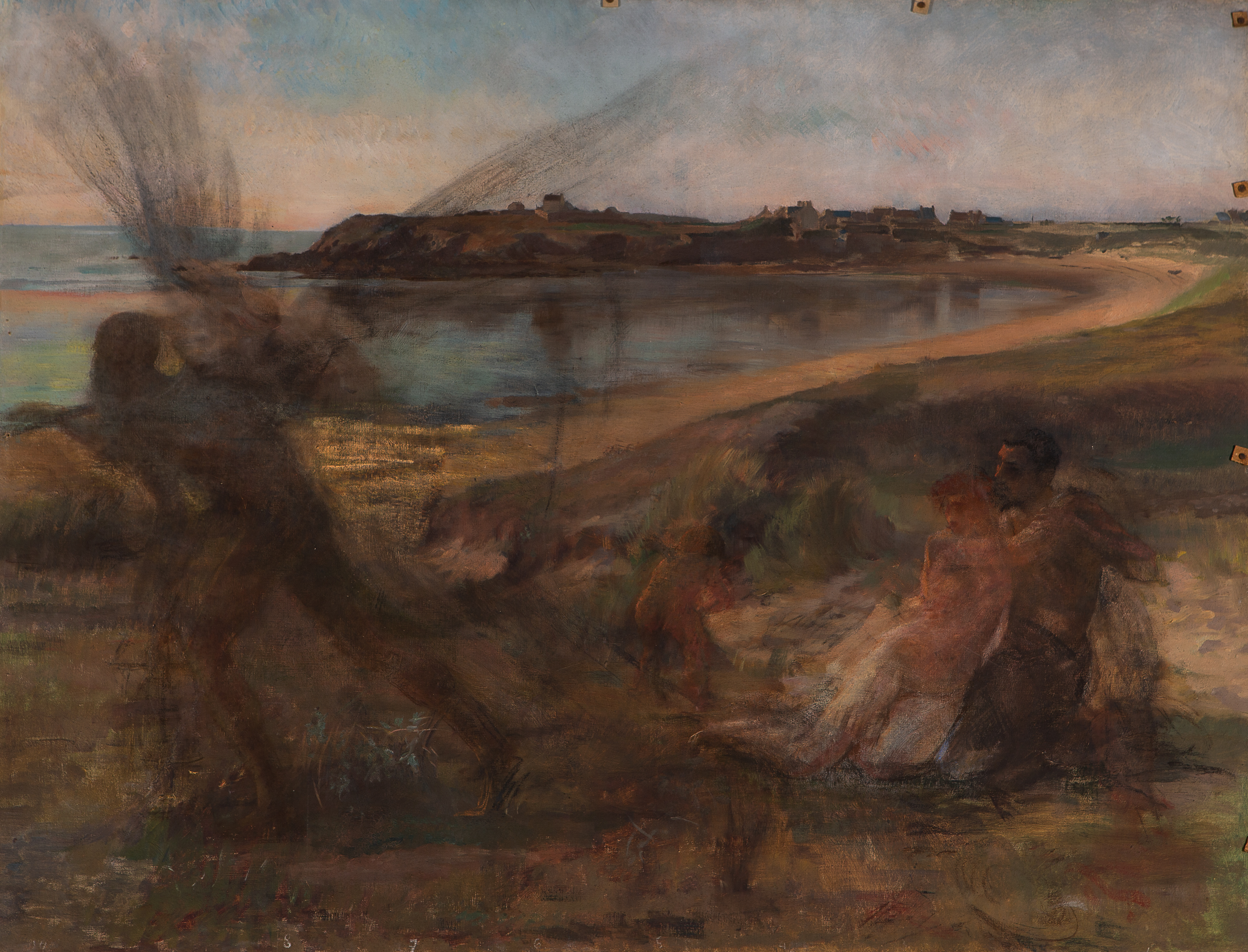 Etude pour  "Le Temps passe vite"