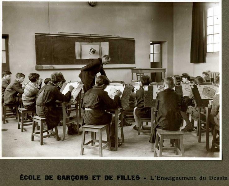 Ecole de garçons et de filles - L'enseignement du Dessin