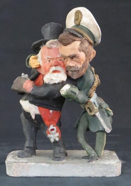 Armand Fallières et Nicolas II de Russie
