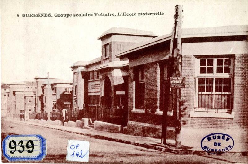 Suresnes. Groupe scolaire Voltaire, l'Ecole maternelle