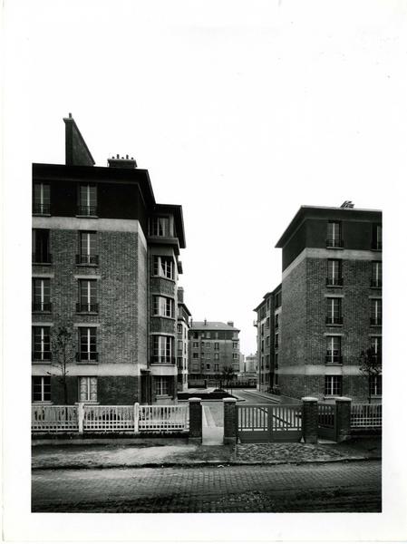 Vue de la Cité-jardins (Titre fictif)