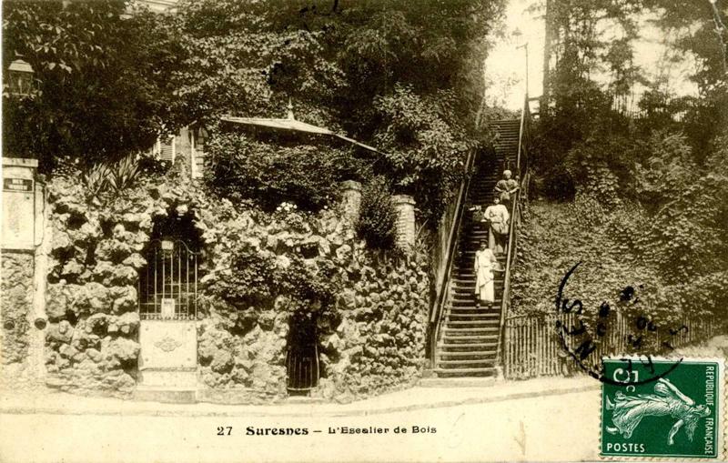Suresnes - L'escalier de bois