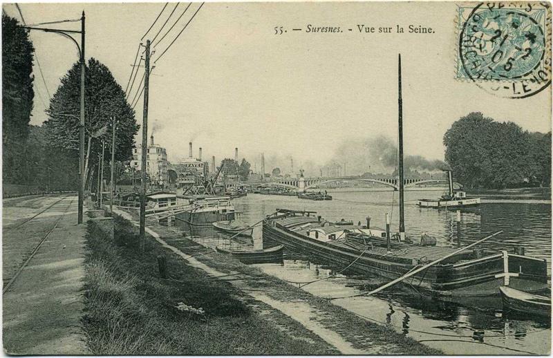 Suresnes -  Vue sur la Seine