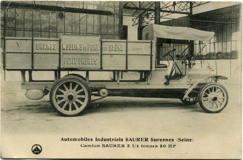 Suresnes - Automobiles Industriels Saurer - Camion Saurer 3 1/2 tonnes 30 HP