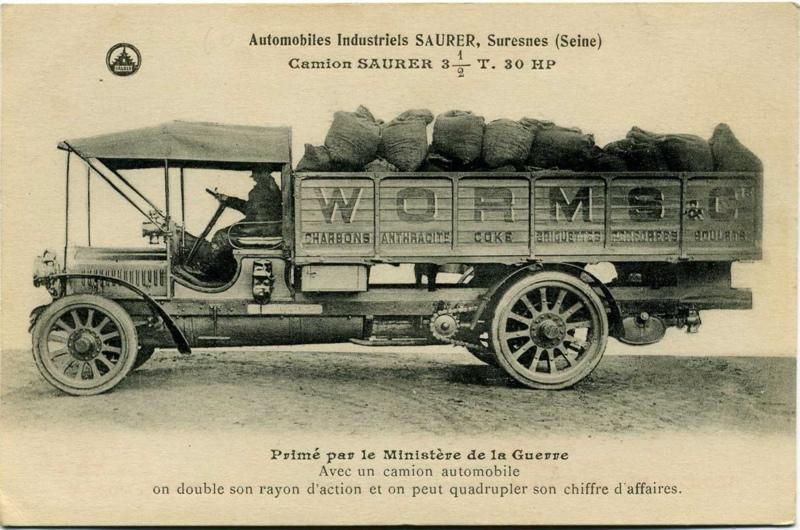 Suresnes - Automobiles Industriels Saurer - Camion Saurer 3 1/2 T. 30 HP
