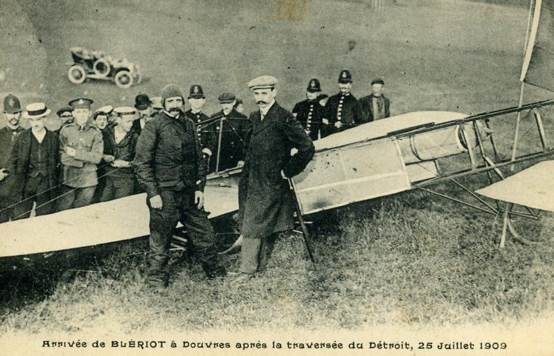 Arrivée de Blériot à Douvres